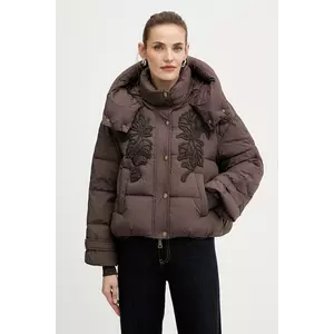 ERMANNO Firenze geacă de puf culoarea maro, de iarnă, 57TA004EX1AP imagine