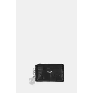 ZADIG&VOLTAIRE portofel de piele culoarea negru, LWBA02519 imagine