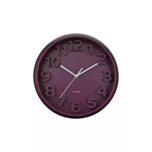 Karlsson ceas de perete Elevated Classic 33, 5 cm culoarea violet imagine