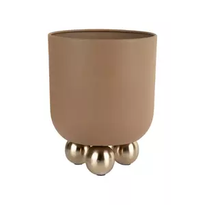 Present Time capac de oală Estilo S/18, 5 x 23 cm culoarea maro imagine