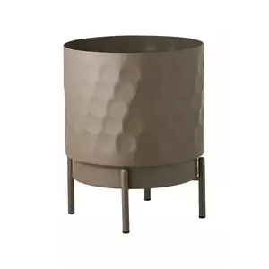 House Nordic ghiveci cu ramă 21 x 26 cm culoarea maro imagine