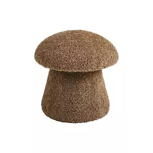 House Nordic scaun de puf Enna 45 x 45 cm culoarea maro imagine