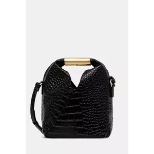 MM6 Maison Margiela poșetă de piele culoarea negru, SB6WD0042.P8650.T8013 imagine