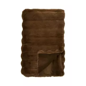 House Nordic carouri Galena 130 x 180 cm culoarea maro imagine