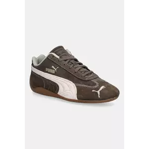 Puma sneakers din piele întoarsă Speedcat Wine Club Wns culoarea maro, 402562 imagine