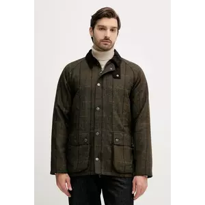 Barbour geacă de lână BEDALE culoarea maro, de tranziție, MWO0288 imagine