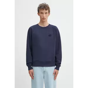 Filling Pieces hanorac de bumbac Embroidered Knot culoarea bleumarin, uni, 422530500143 imagine