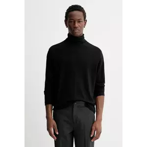 Marc O'Polo mânecă lungă cu lână culoarea negru, uni, 530203252088 imagine