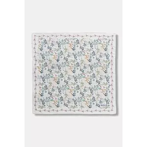 Eton batistă de buzunar de mătase culoarea alb, 100014211 imagine