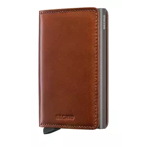 Secrid portofel de piele TEXANO culoarea maro imagine