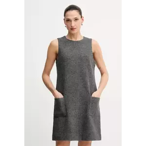 Marc O'Polo rochie cu lână culoarea gri, mini, drept, 510607721393 imagine
