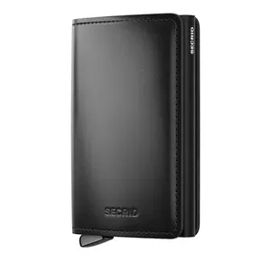 Secrid portofel de piele DUSK culoarea negru imagine