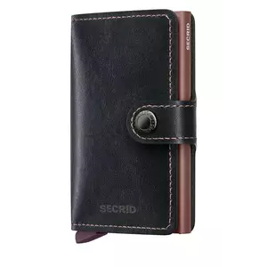Secrid portofel de piele MIRUM culoarea negru imagine