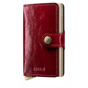 Secrid portofel de piele NAPLAK culoarea roșu imagine