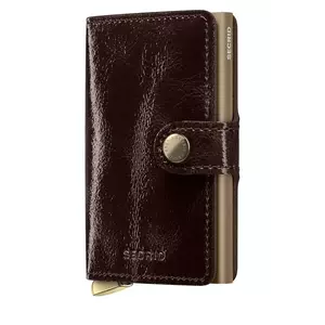 Secrid portofel de piele NAPLAK culoarea bordo imagine