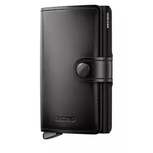 Secrid portofel de piele DUSK culoarea negru imagine