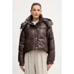 Fracomina geacă culoarea maro, de iarnă, oversize, FS25WC3002P41101 imagine