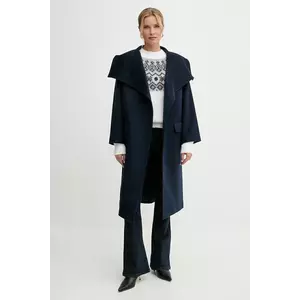 MAX&Co. palton de lână culoarea bleumarin, 2526016014200 imagine