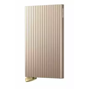 Secrid card-holder FLUTED culoarea bej imagine