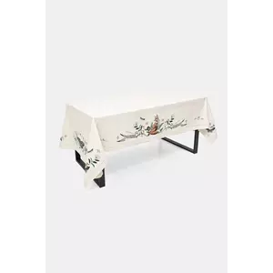 Medicine față de masă din bumbac culoarea bej imagine