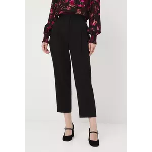 Medicine pantaloni culoarea negru, lat, medium waist imagine