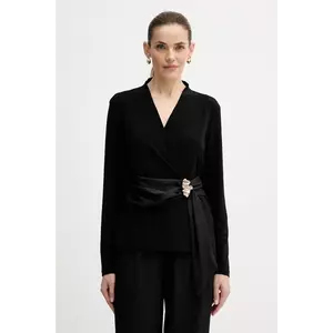 Joseph Ribkoff bluză culoarea negru, uni, 254117 imagine