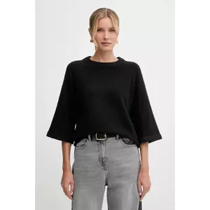 Morgan pulover din amestec de lână culoarea negru, MDELIA imagine