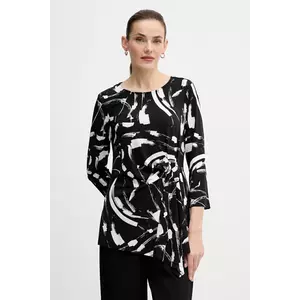 Joseph Ribkoff bluză culoarea negru, cu imprimeu, 254165 imagine