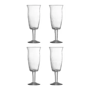 Bloomingville set de pahare de vin Asha 250 ml 4-pack culoarea transparent imagine