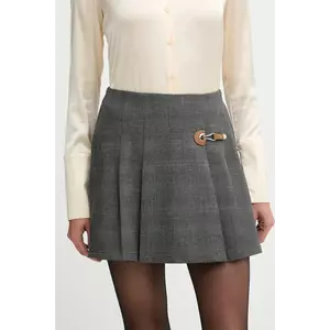 Morgan fustă pantaloni culoarea gri, mini, evazați, SHARY.F imagine