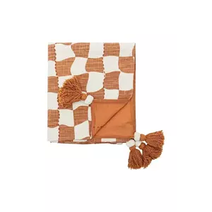 Bloomingville cuvertură de pat din bumbac Chola 150 x 130 cm imagine