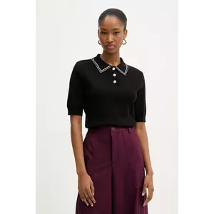 Morgan pulover culoarea negru, light, MAP imagine