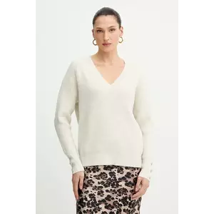 Morgan pulover din amestec de lână culoarea bej, light, MSTAR imagine