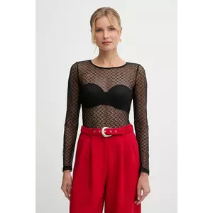 Morgan bluză culoarea negru, uni, TSIXTI imagine
