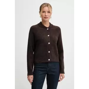 Morgan cardigan culoarea maro, MPACK imagine