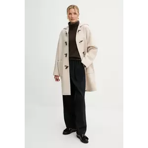 MAX&Co. haină din amestec de lână culoarea bej, 2526086124200 imagine