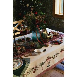 Medicine față de masă din bumbac culoarea bej imagine