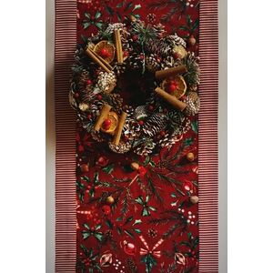 Medicine alergător de bumbac culoarea rosu imagine