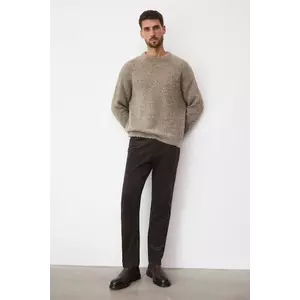 Medicine pantaloni de catifea cord culoarea maro, drept imagine