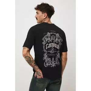 Medicine tricou din bumbac culoarea gri, cu imprimeu imagine