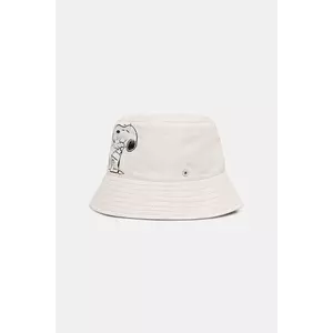 Coccinelle pălărie PEANUTS culoarea bej, E7.T1E.50.01.01 imagine