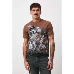 Medicine tricou culoarea maro, modelator imagine