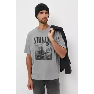 Medicine tricou din bumbac culoarea gri, cu imprimeu imagine