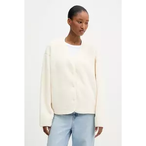 adidas hanorac fleece Future Icons culoarea bej, uni, KB5234 imagine