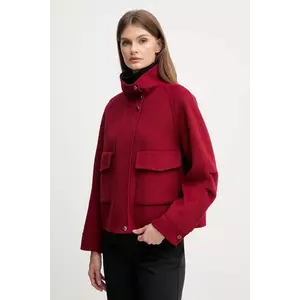 Marc Aurel jachetă din amestec de lână culoarea rosu, de tranzitie, 4474-1000-93348 imagine