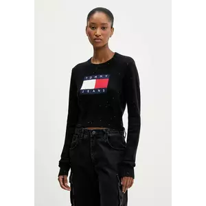 Tommy Jeans pulover culoarea negru, DW0DW21690 imagine