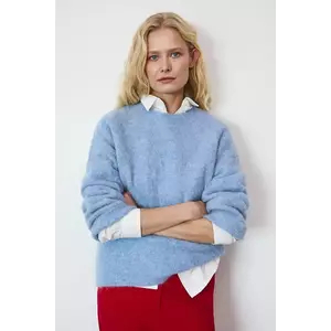 Medicine pulover din lână de alpaca călduros imagine