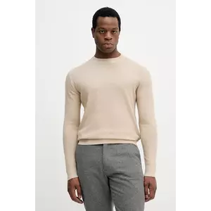 Sisley pulover din amestec de lână culoarea bej, light, 1041S104H imagine