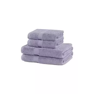 set de prosoape 4-pack culoarea violet imagine