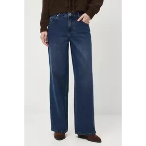 Medicine jeansi culoarea albastru marin imagine